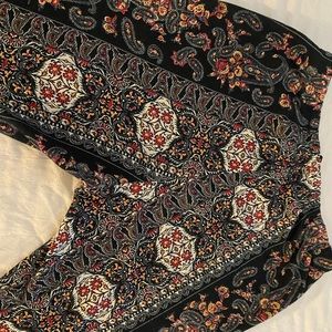 WINDSOR Women Sexy High Wasted Wide Pants Leg Bohemian Style Long Pants. USED